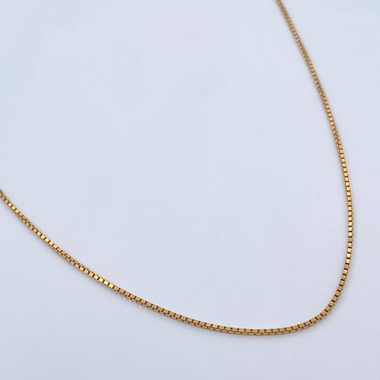Cadena Veneciana 5gr / 49.9cm / 1.4mm Oro Amarillo +3 18K $