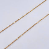 Cadena Veneciana 3.5gr / 45.1cm / 0.7mm Oro Amarillo +3 18K $