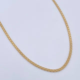 Cadena China 8.7gr / 61cm / 2.2mm Oro Amarillo +0 18K $