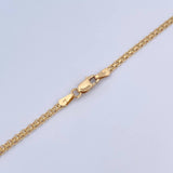 Cadena China 8.7gr / 61cm / 2.2mm Oro Amarillo +0 18K $