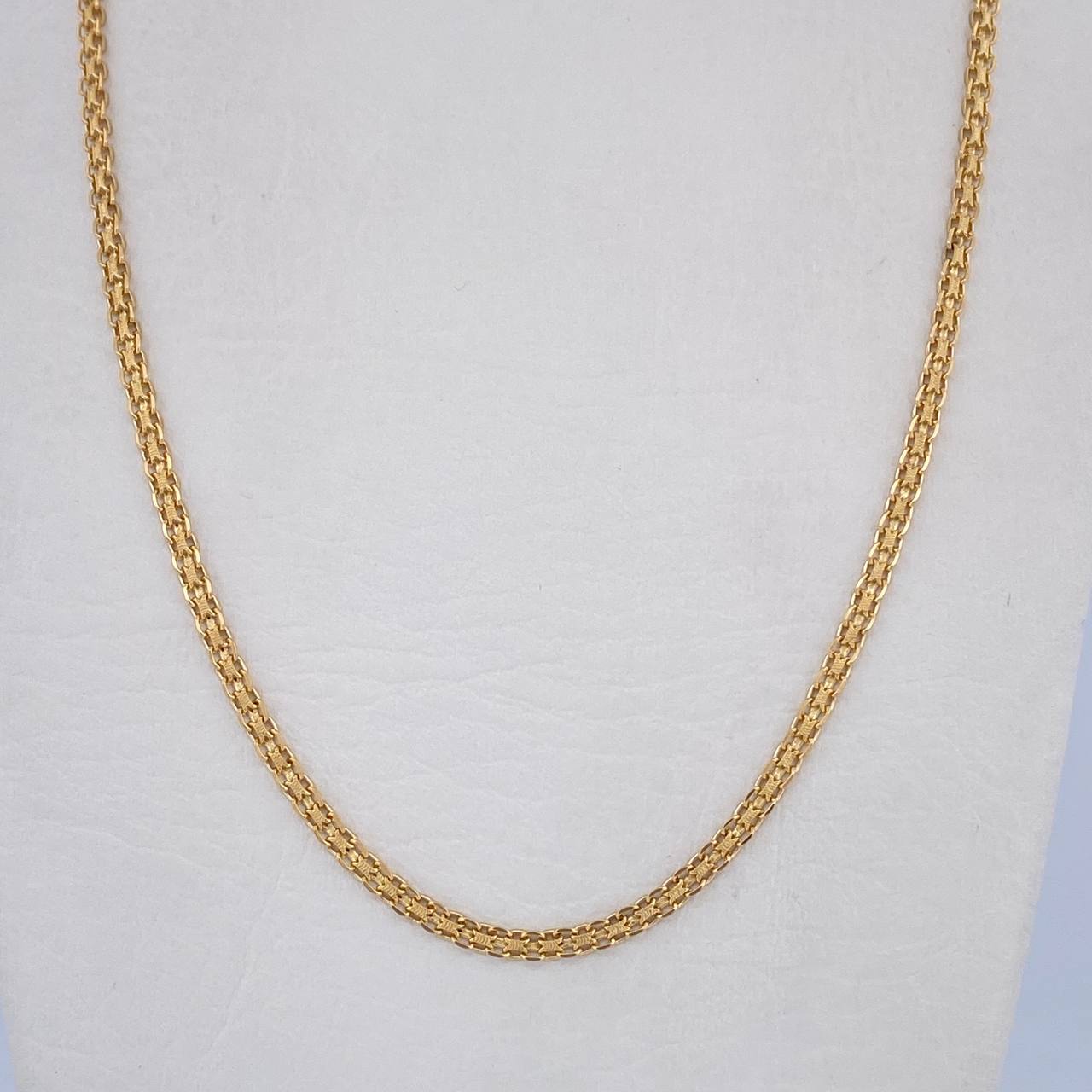 Cadena China 7.4gr / 61cm / 2.2mm Oro Amarillo +0 18K $