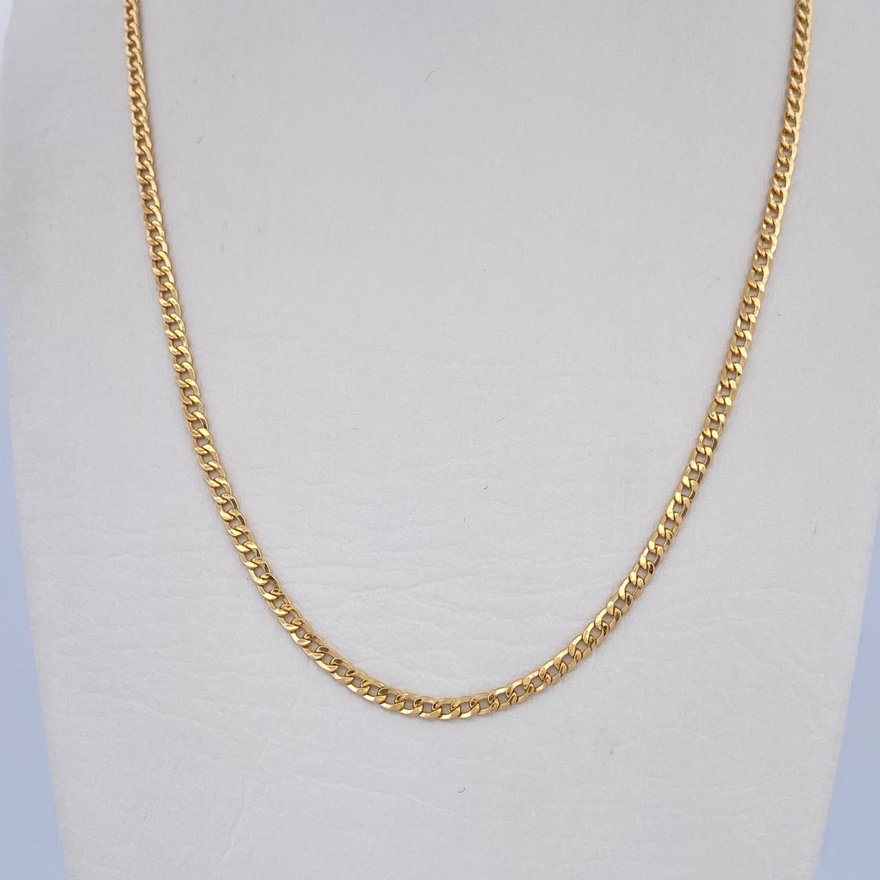 Cadena Cubana 4.05gr / 61.4cm / 2.2mm Oro Amarillo +0 18K $