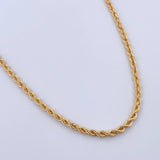 Cadena Lazo 8.6gr / 59.8cm / 3mm Oro Amarillo +3 18K $