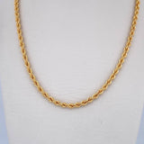 Cadena Lazo 8.6gr / 59.8cm / 3mm Oro Amarillo +3 18K $