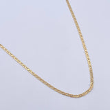 Cadena Escalera 4.05gr / 60cm / 1.6mm Oro Amarillo +3 18K $