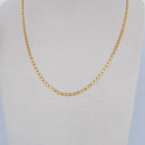 Cadena Escalera 4.05gr / 60cm / 1.6mm Oro Amarillo +3 18K $