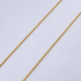 Cadena Franco 1.95gr / 45.5cm / 0.6mm Oro Amarillo +4 18K $