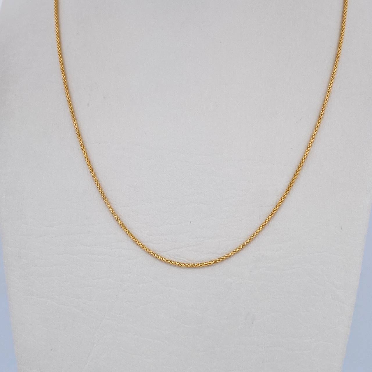 Cadena Cordon 1.75gr / 45cm / 1mm Oro Amarillo +3 18K &