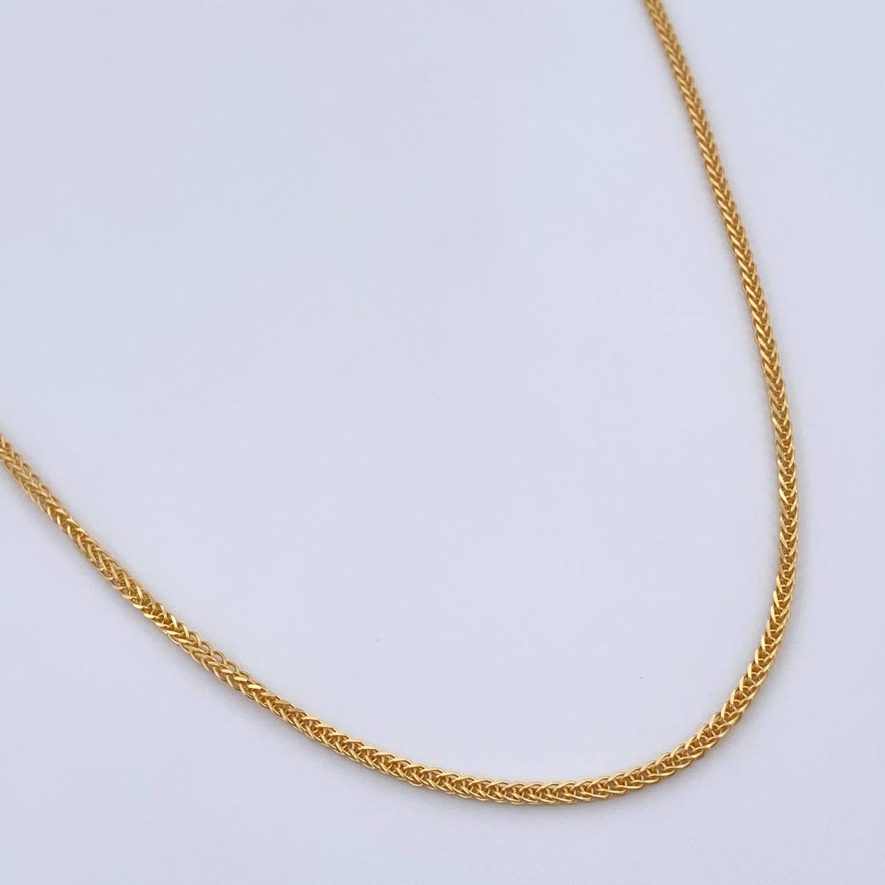 Cadena Franco 5.55gr / 60cm / 1.8mm Oro Amarillo +4 18K $