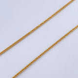 Cadena Franco 5.45gr / 59.9cm / 1.8mm Oro Amarillo +3 18K $