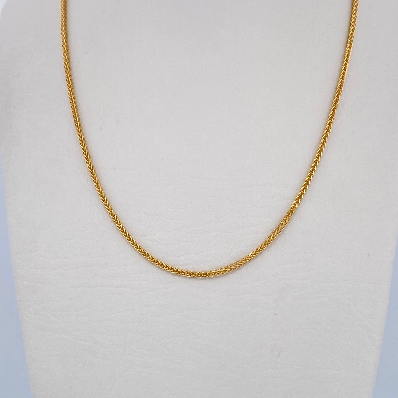 Cadena Franco 5.45gr / 59.9cm / 1.8mm Oro Amarillo +3 18K $