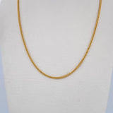 Cadena Franco 4.75gr / 49.8cm / 1.4mm Oro Amarillo +4 18K $