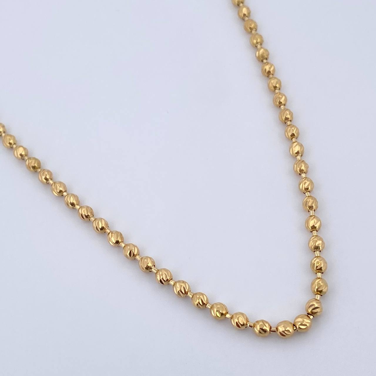 Military Chain 16gr / 49.6cm / 2.9mm Diamond Cut 18K Yellow Gold $