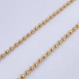 Military Chain 16gr / 49.6cm / 2.9mm Diamond Cut 18K Yellow Gold $