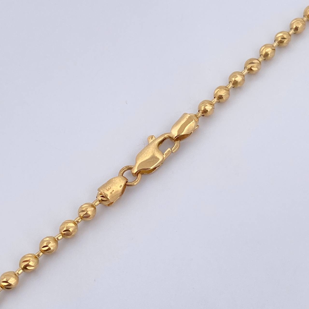 Military Chain 16gr / 49.6cm / 2.9mm Diamond Cut 18K Yellow Gold $