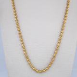 Military Chain 16gr / 49.6cm / 2.9mm Diamond Cut 18K Yellow Gold $