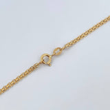 Cadena China 7.4gr / 61cm / 2.2mm Oro Amarillo +0 18K $