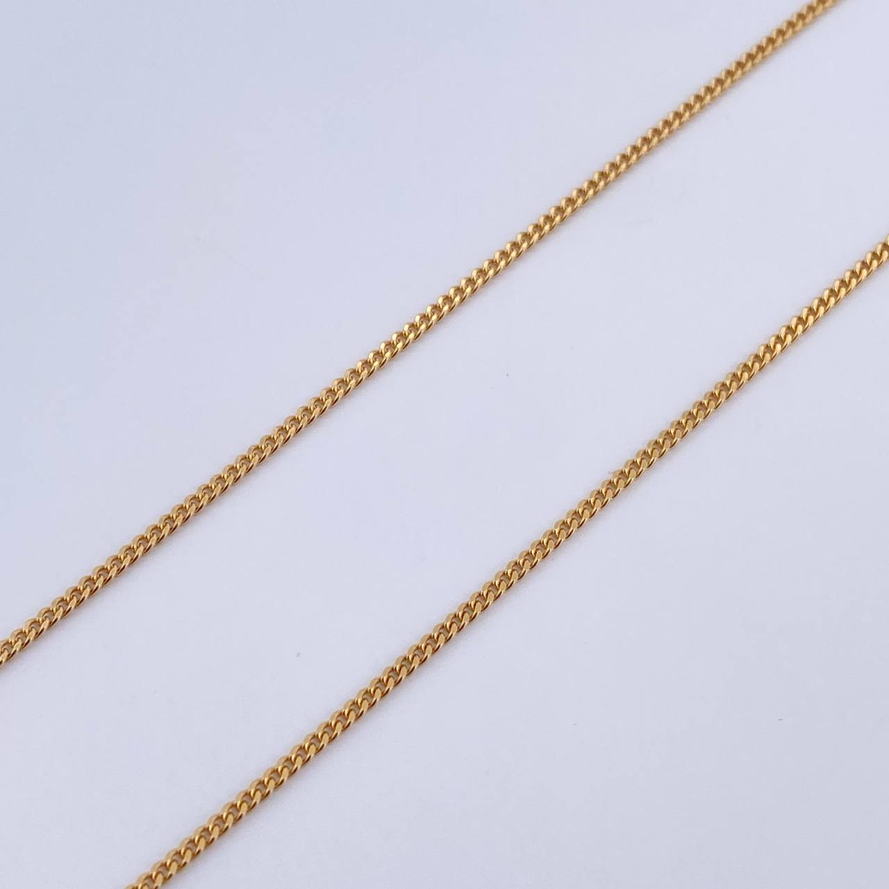 Mini Cuban Chain 3.85gr / 50.5cm / 1mm Yellow Gold +0 18K $