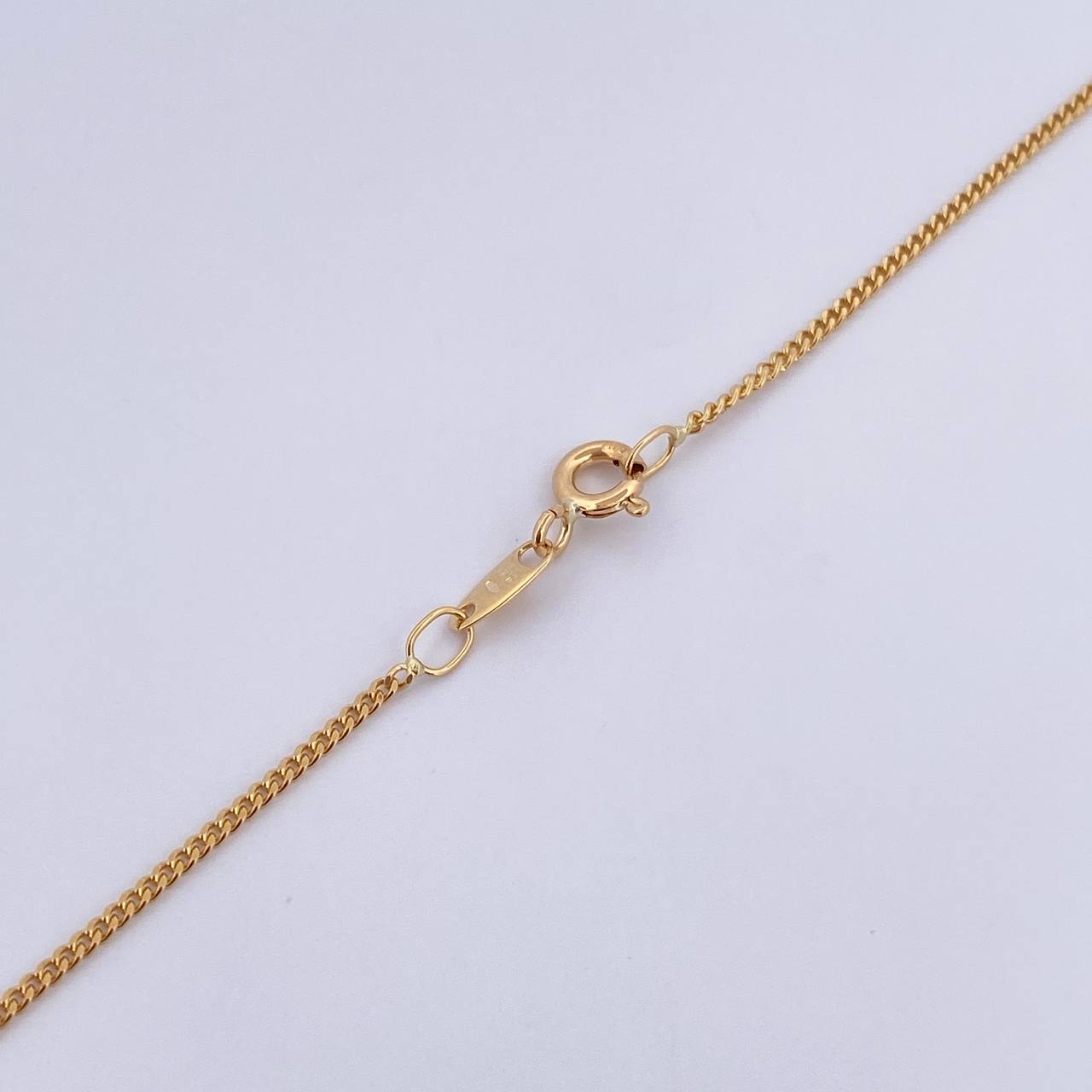 Mini Cuban Chain 3.85gr / 50.5cm / 1mm Yellow Gold +0 18K $
