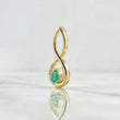 Dije Infinito Musical 3.15gr / 2.8cm / Esmeralda 77pts Oro Amarillo 18K (Joya) *