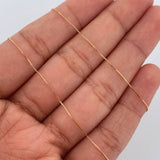 Venetian Chain 1.15gr / 17.7in / 18K Gold +3 $