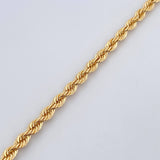 Pulso Lazo 5.25gr / 19.5cm / 4.2mm Oro Amarillo +3 18K $