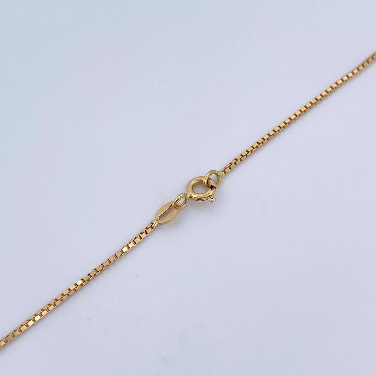 Cadena Veneciana 3.5gr / 45.1cm / 0.7mm Oro Amarillo +3 18K $