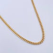 Cadena Cubana 25.7gr / 61.4cm / 3.3mm Oro Amarillo +0 18K $