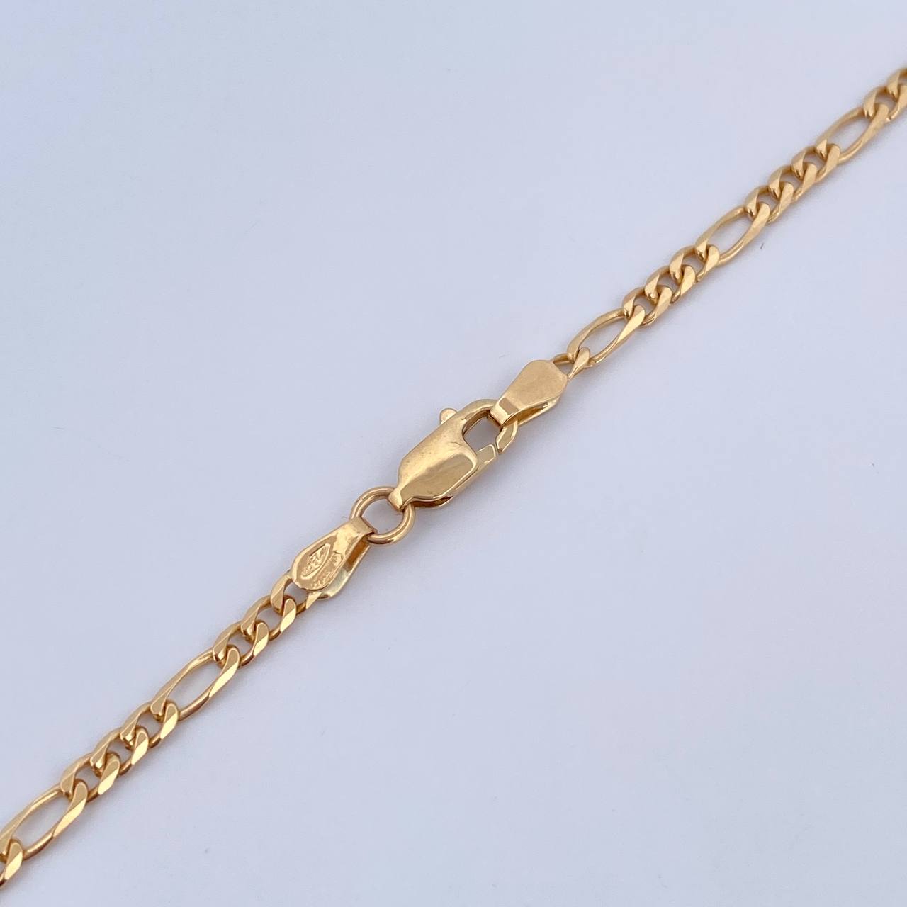 Figaro Chain 11.55gr / 61.3cm / 2.4mm Yellow Gold +0 18K $