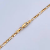 Figaro Chain 11.55gr / 61.3cm / 2.4mm Yellow Gold +0 18K $