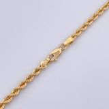 Cadena Lazo 8.6gr / 59.8cm / 3mm Oro Amarillo +3 18K $