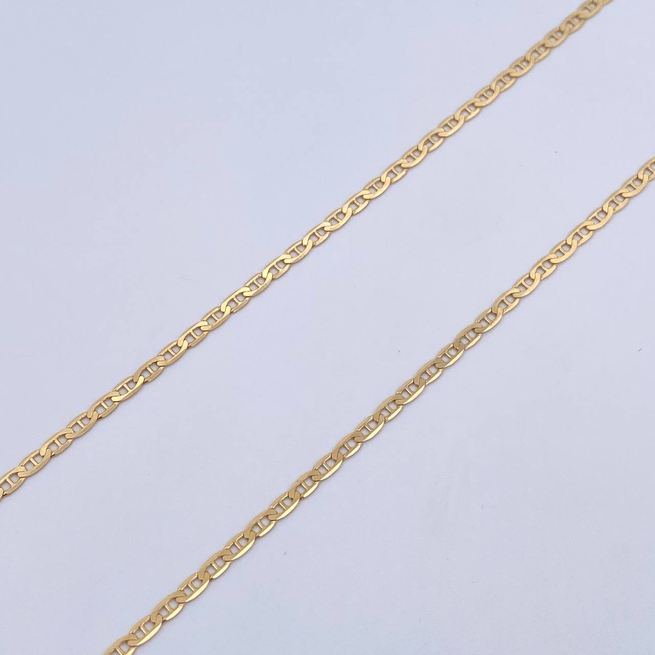 Cadena Escalera 4.1gr / 60cm / 1.6mm Oro Amarillo +3 18K $
