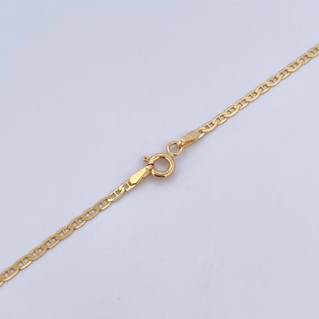 Cadena Escalera 4.1gr / 60cm / 1.6mm Oro Amarillo +3 18K $