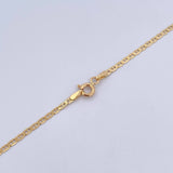 Cadena Escalera 4.05gr / 60cm / 1.6mm Oro Amarillo +3 18K $