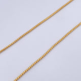 Cadena Cordon 3.5gr / 50.5cm / 1.1mm Oro Amarillo +3 18K $