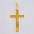 Pendant Cross Mesh 2.35 g / 1 1/2 in Yellow Gold 18K