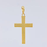 Pendant Cross Mesh 2.35 g / 1 1/2 in Yellow Gold 18K
