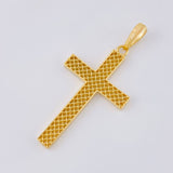 Pendant Cross Mesh 2.35 g / 1 1/2 in Yellow Gold 18K