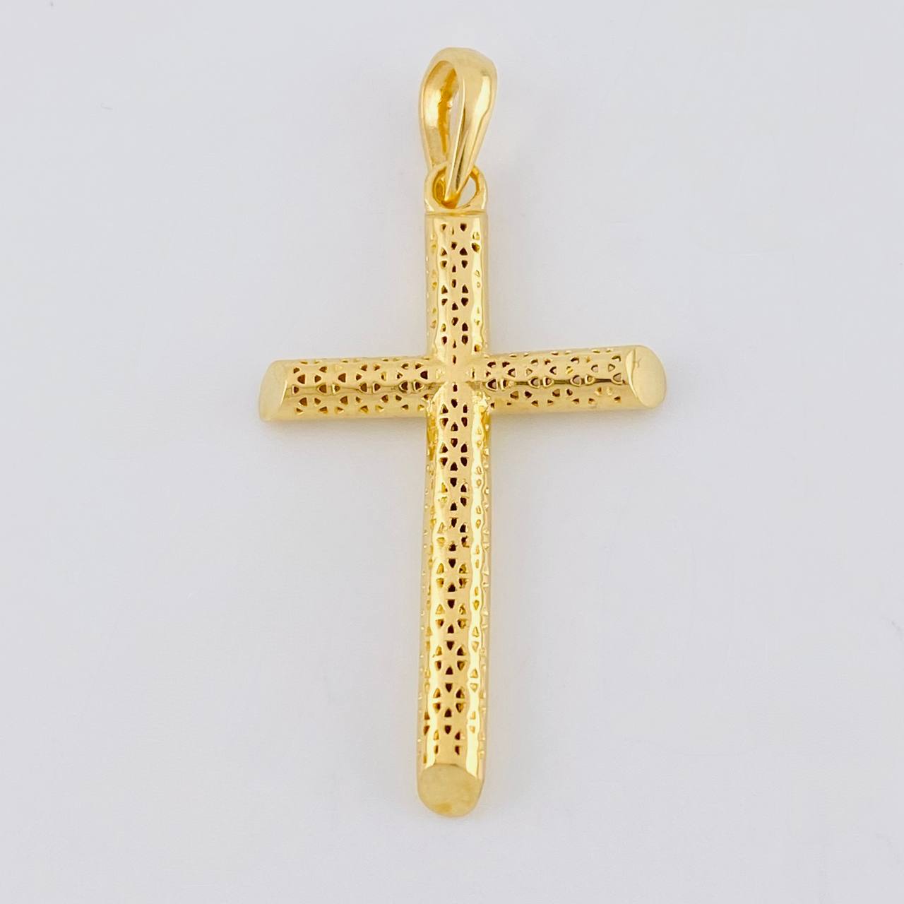 Pendant Cross Latin Mesh 2.75 g / 1 1/2 in Yellow Gold 18K