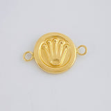 Herraje Corona 0.8 g / 3/4 in Oro Amarillo 18K