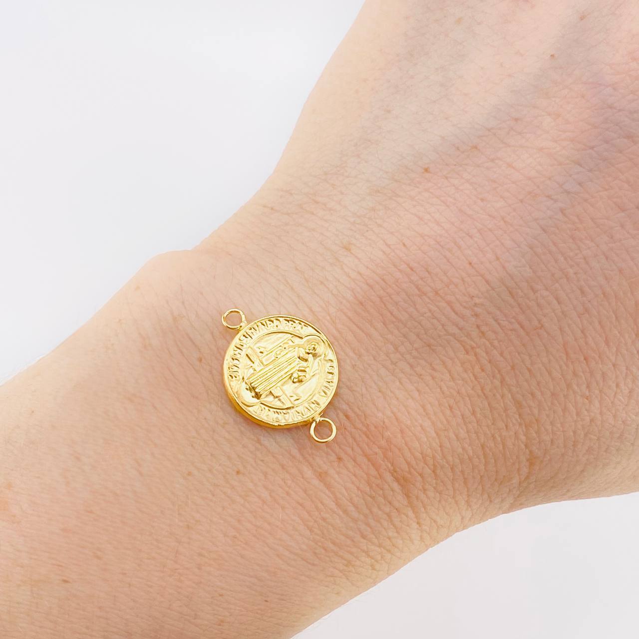Herraje San Benito 1.15 g / 3/4 in Oro Amarillo 18K