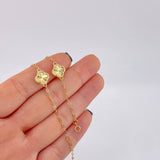 Bracelet Clover Classic Link 6.05 g / 7 1/2 in - 8 1/2 in / 1.8 mm Yellow Gold 18K