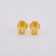Topos Trébol Diamantado 0.4 g / in / 3.5 mm Oro Amarillo 18K