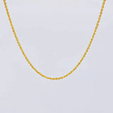 Cadena Lazo 3.7g / 20 in / 2.1mm Oro Amarillo 18K