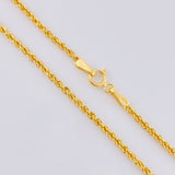 Cadena Lazo 2.7g / 18 in / 2.2mm Oro Amarillo 18K