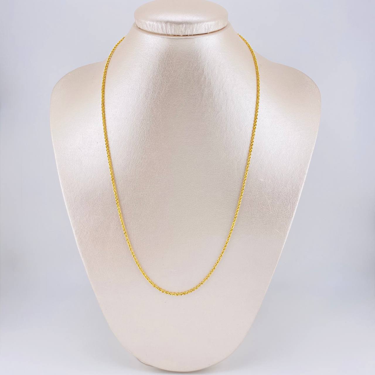 Cadena Lazo 2.7g / 18 in / 2.2mm Oro Amarillo 18K