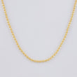 Cadena Militar Diamantada 3.1 g / 19 3/4 in / 1.2 mm Oro Amarillo 18K