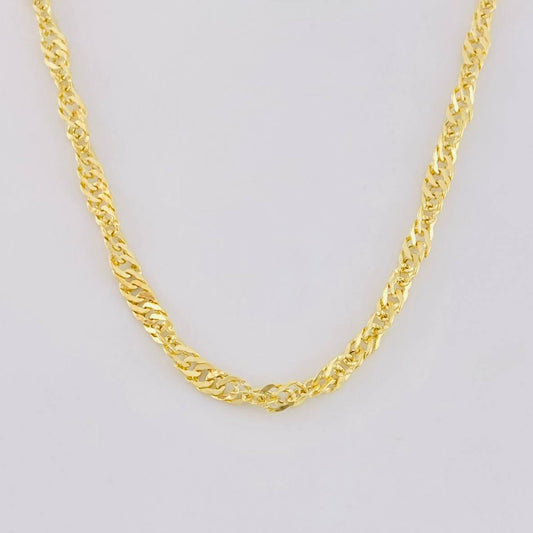Cadena Singapur 3 g / 19 1/2 in / 2.9 mm Oro Amarillo 18K