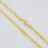 Singapore Chain 3.15 g / 19 1/2 in / 2.9 mm Yellow Gold 18K