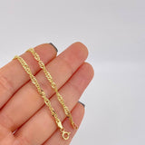 Cadena Singapur 3 g / 19 1/2 in / 2.9 mm Oro Amarillo 18K